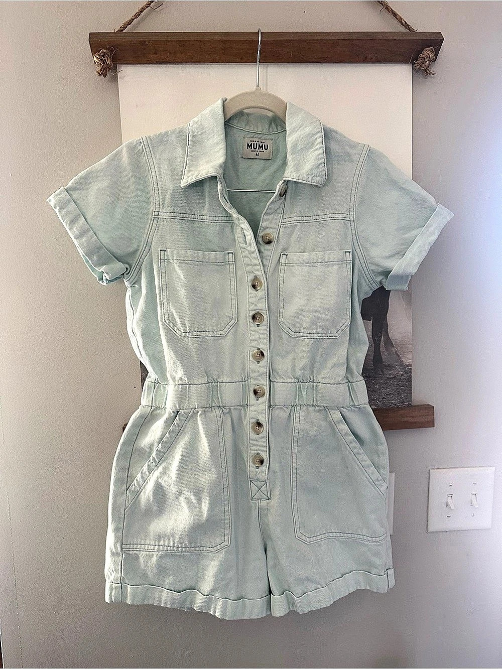 Show Me Your Mumu Romper Like New